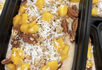 Peaches And Cream Overnight Oats